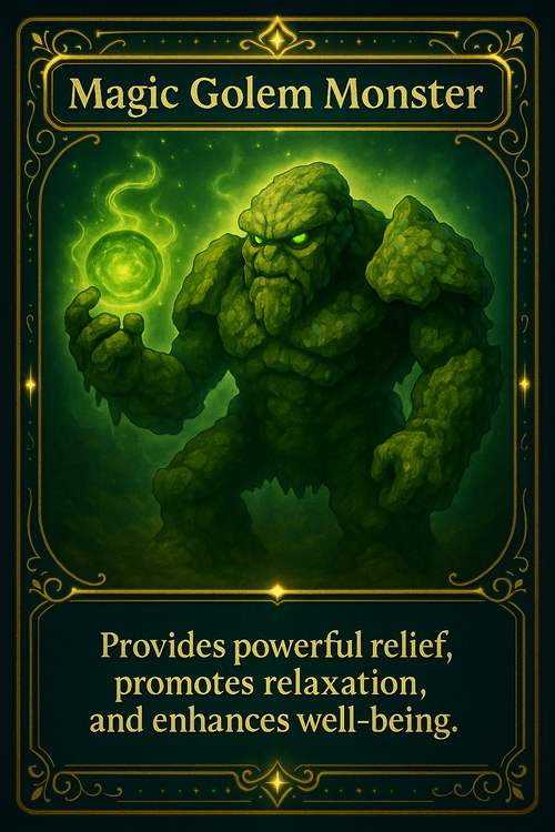 Magic Golem Monster Playing Card 91/100