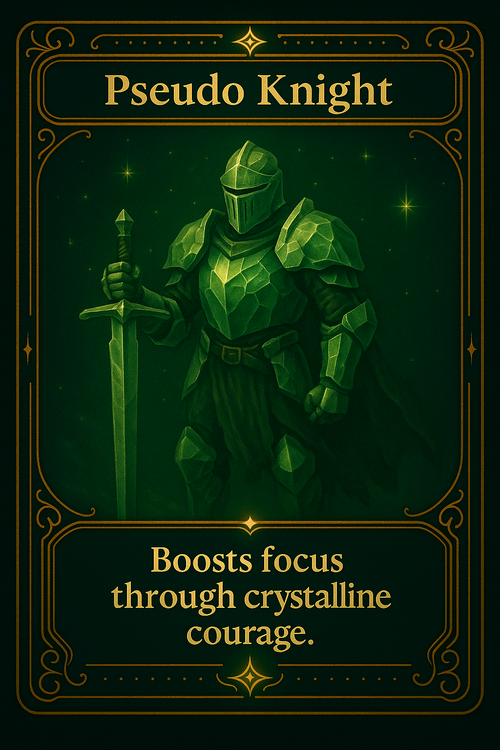 Pseudo Knight Playing Card 75-10/100