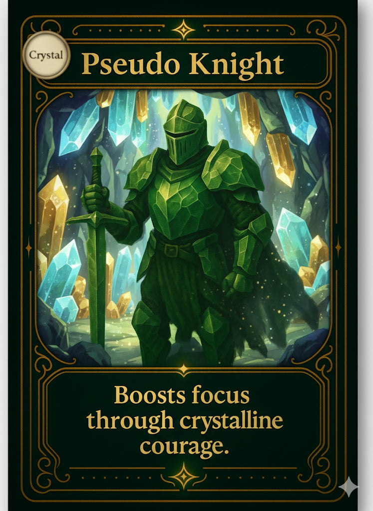 Crystal Pseudo Knight Playing Card 75-10/100