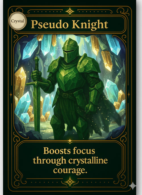 Crystal Pseudo Knight Playing Card 75-10/100